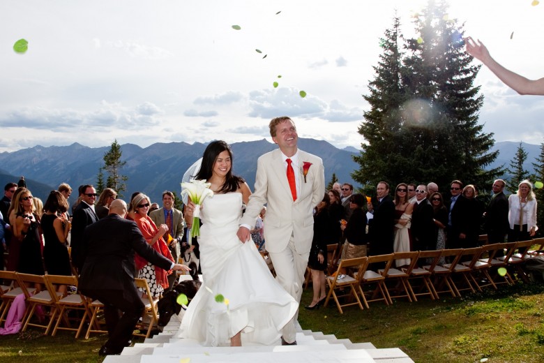 Aspen Wedding Deck photography
